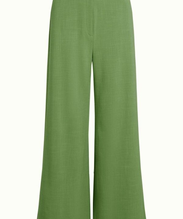 Pantalon palazzo verde claro King Louie Espana Peppa Timba 09613 263 F e1739991149156