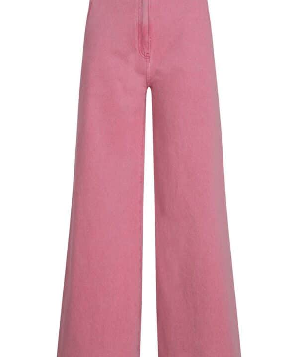 Pantalon tejano denim rosa King Louie Espana Peppa acampanado 09627 745 F e1739991947389
