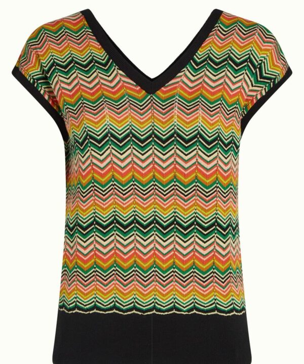 Top pico King Louie Espana Penny zig zag retro vintage 09793 001 F e1739106284268