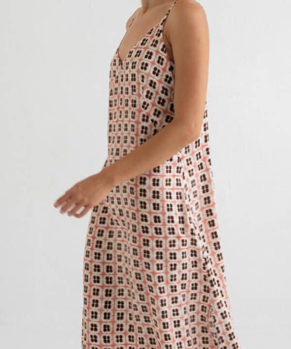Vestido estamado tirantes Mus Bombon BADEA ROSA 3 e1740311878877
