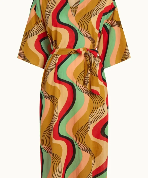 Vestido kaftan King Louie Espana Kiki Falaise retro vintage 09512884 5 scaled e1739108265564