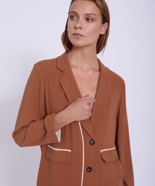 Blazer skatie americana camel verano S05J45MDD 2 e1742411242296