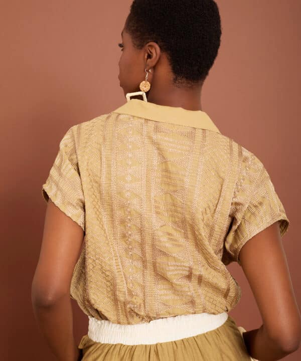 Blusa meisie bordado gold meisie camisa M04B123 PLM 4 e1741381611393