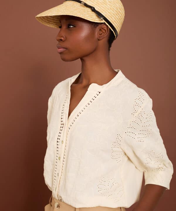 Blusa meisie cruda bordada meisie M04B121 IVY 3 e1741459292456