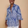Camisa meisie azul con bordado suizo meisie M04B120 VNS 1 e1741380835560