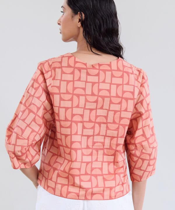 Camisa skatie algodon estampado geometrico skatie S05B113CLP 4 e1741875745378