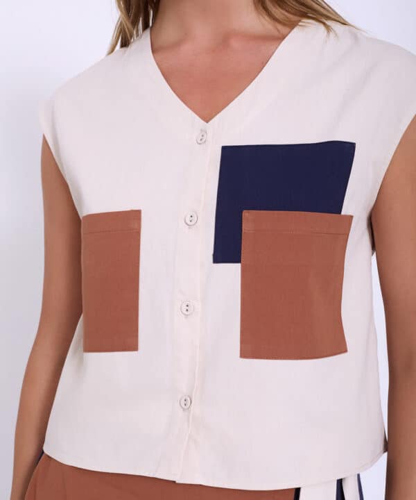 Camisa skatie popelin patch skatie S05B104IV 5 e1742366626381