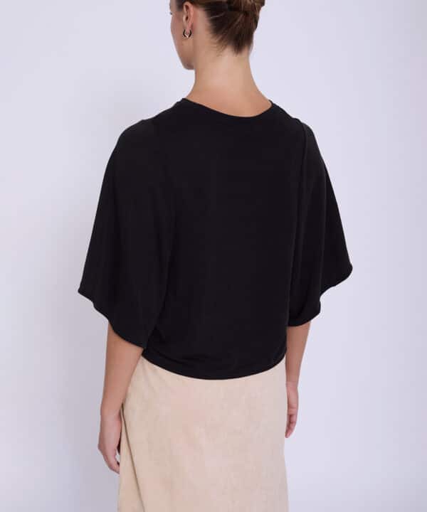 Camiseta skatie manga murcielago skatie S02T41BLK 4 e1742409104938
