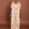 Chaleco largo meisie punto estampado meisie M90K14 NUT 4 e1741467521894