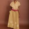 Falda meisie bordado cinturilla larga midi meisie M119F01 PLM 1 e1741466354722