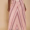 Falda meisie midi rayas co hebilla Meisie rosa M05F80 DOL 1 e1741273130698