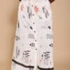 Falda midi meisie meisie estampada flora fauna M99F05IVY 5 e1743023002309