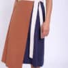 Falda skatie cruzada popelin skatie midi S05F53RYL 2 e1742367874576