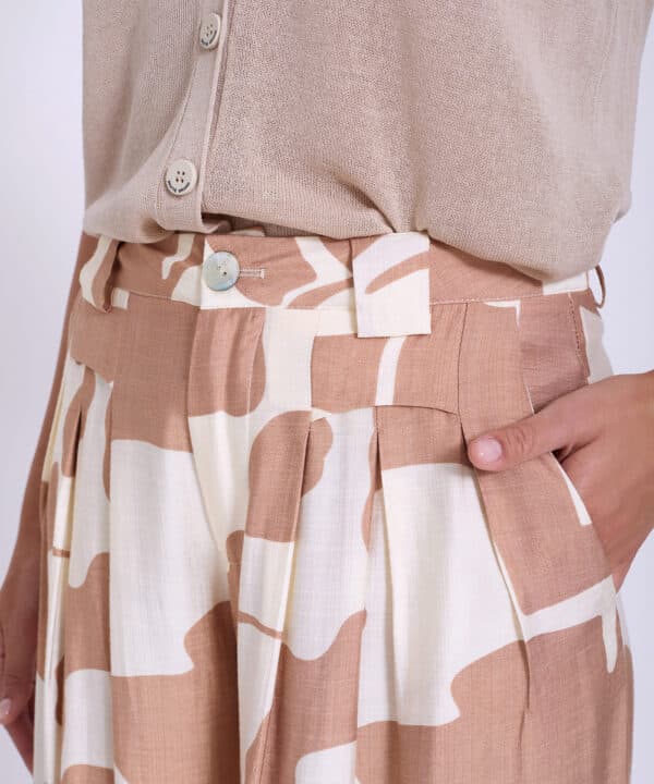 Pantalon skatie palazzo estampado geometrico skatie S05P136SND 5 e1742329455459