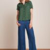 Pantalon tejano denim king louie Lisa Culotte Chambray King Louie Espana 09732 458 MF e1741769562706
