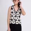 Top punto skatie jacquard skatie negro crudo tirantes S56K33BLK 2 e1741869051495