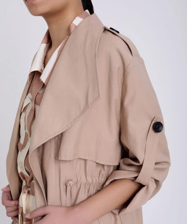Trench Skatie fluido gabardina skatie S91J01SND 4 e1742412037477