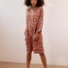 Vestido P.A.N PAN producto basico estampado rojo SPRING25 65 scaled e1740851450816