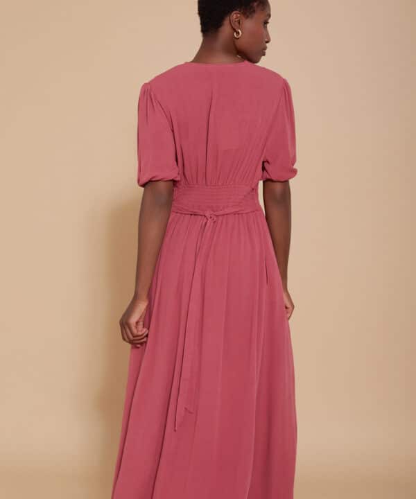 Vestido meisie largo fain lentejuelas doradas meisie M04V35HYP 4 e1741462057665