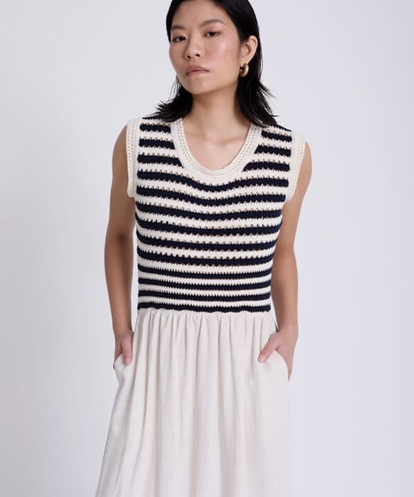 Vestido skatie bimateria listado marinero skatie S53V01RYL 2 e1742413781538