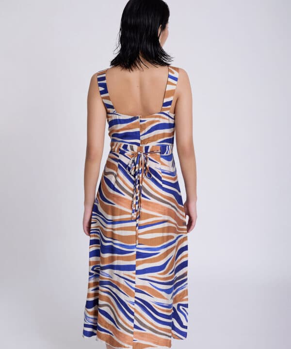 Vestido skatie estampado abstracto skatie fiesta evento S102V01RYL 4 e1742406569355