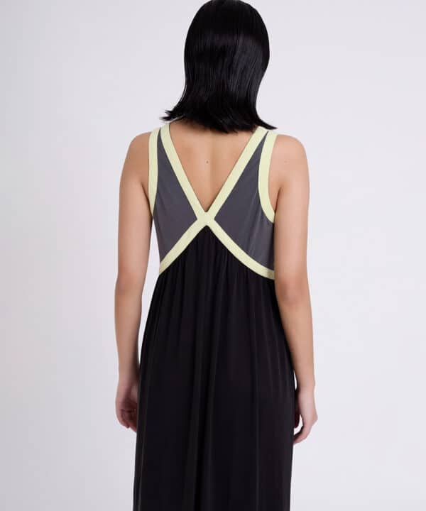 Vestido skatie modal combinado colores skatie S02V22BLK 4 e1742332617572