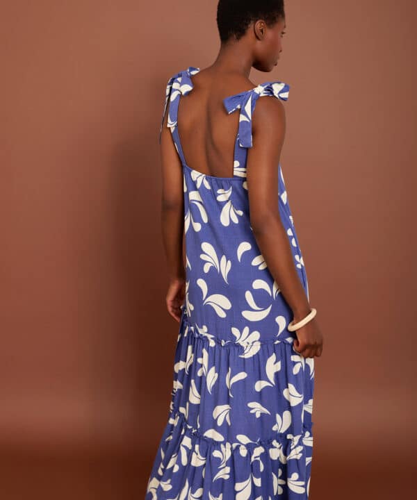 vestido meisie largo meisie estampado gotas M120V01 VNS 4 e1743021734832