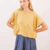 Camiseta algodon organico PAN producto basico mostaza SUMMER 25 PAN 2502116 scaled e1747241914673