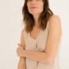Top KILDA Mus Bombon BEIGE chaleco 1 e1747899819520