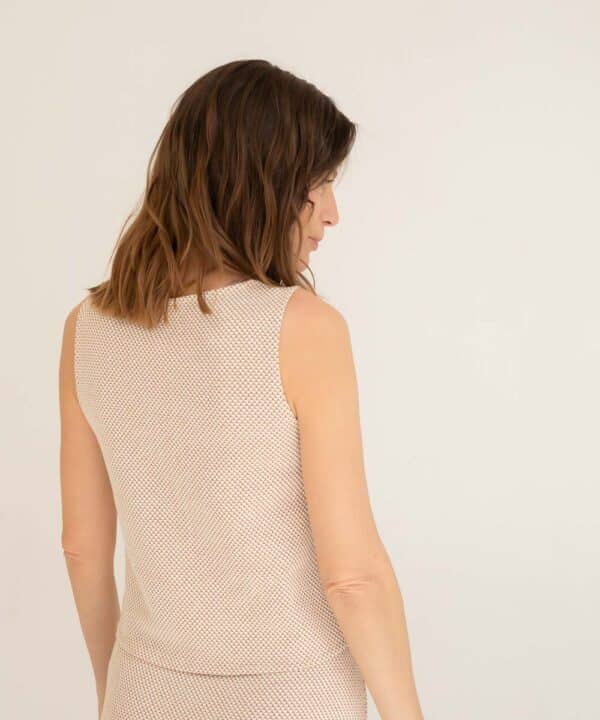 Top KILDA Mus Bombon KILDA BEIGE chaleco 2 e1747899833397