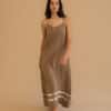 Vestido AUBARCA Mus Bombon TOSTADO 3 e1747636226854