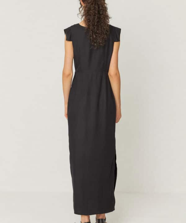 vestido ira largo SKFK negro vestido ceremonia boda scaled e1747053006356