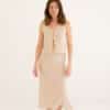 Falda midi Mus Bombon KODIAK BEIGE 3 e1748976987314