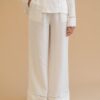 Pantalon palazzo MALIKU Mus Bombon BLANCO 1 e1748978359241