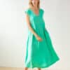 Vestido verde agua PAN producto basico verano SUMMER 25 PAN 137 scaled e1749056343879