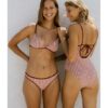 bikini yanasa mus bombon vichy cuadrito rojo