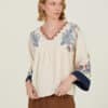 Blusa meisie de algodon bordada Meisie M04B134CHG 01 e1755844894940