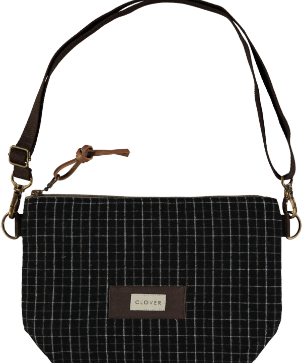Bolso Belt Clover bcn mediano tela Cover Barcelona CASILDA BLACK e1760038373941