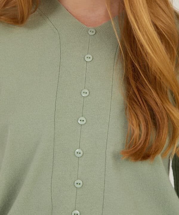 Cardigan Meisie verde M131K03MNS 03 e1755639451870