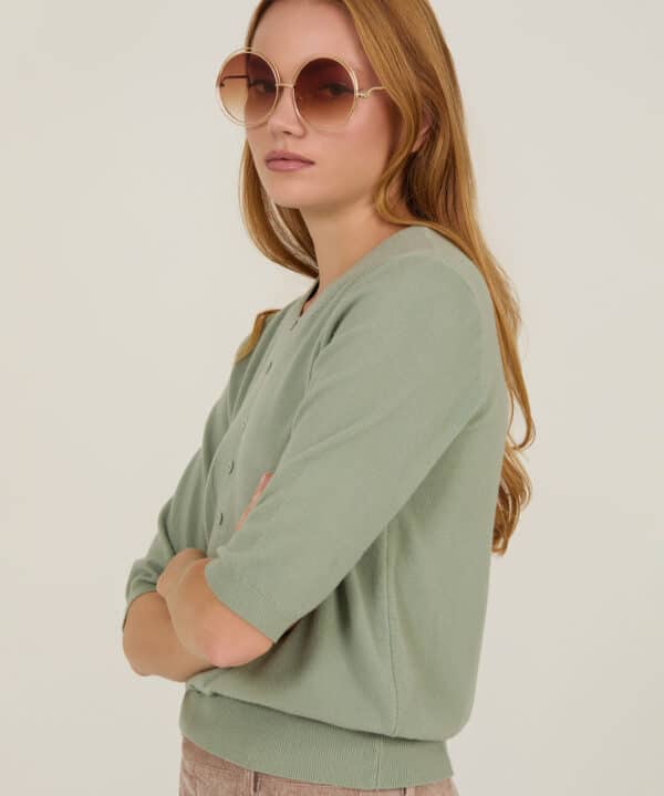 Cardigan Meisie verde M131K03MNS 04 e1755639466967