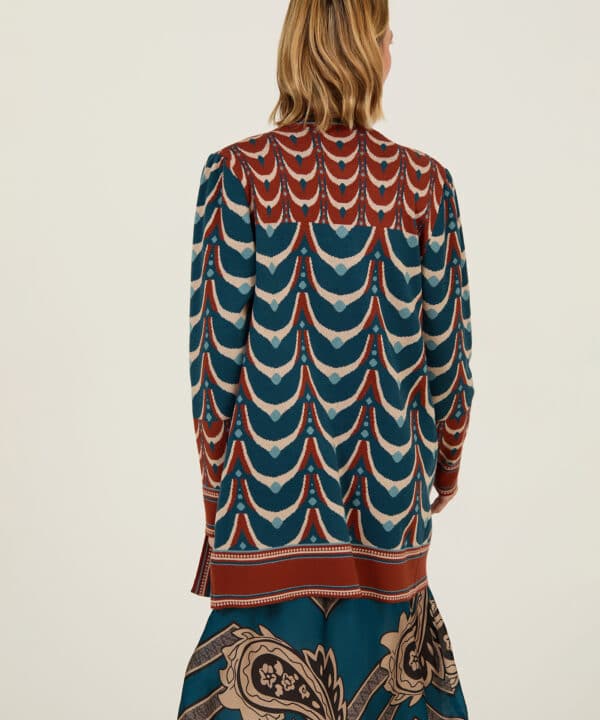Cardigan meisie tres cuartos estampado meisie M90K16MML 04 e1755815234498