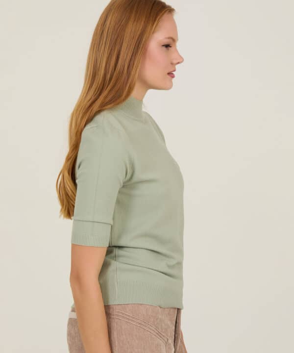 Jersey manga corta Meisie Meisie verde M131K01MNS 04 e1755638802144