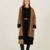 Kaftan bimateria meisie meisie negro marron M05KF42LIO 01 e1756220257478