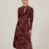 Vestido Meisie de punto estampado escote espalda M02V21CLT 01 e1755811831369