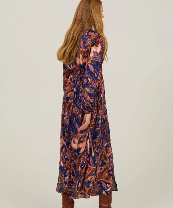 Vestido largo meisie estampado meisie M21V23STL 05 e1756221367481