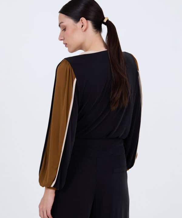 Skatie blusa camisa tricolor skatie S05B128BLK 05 e1758800908160