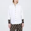 Skatie camisa popelin jacquard blanca Skatie S70B01WHT 01 e1758877935181