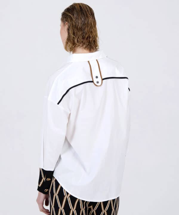 Skatie camisa popelin jacquard blanca Skatie S70B01WHT 03 e1758877947413