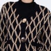 Skatie cardigan pantalon jacquard geometrico skatie S70K08BLK 03 e1758886010865