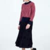 Skatie falda jacquard circulos azul skatie S59F03KNS 03 e1758880709277